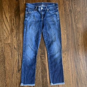 Citizens of Humanity Frayed hem Jeans 109670 soft sz 25